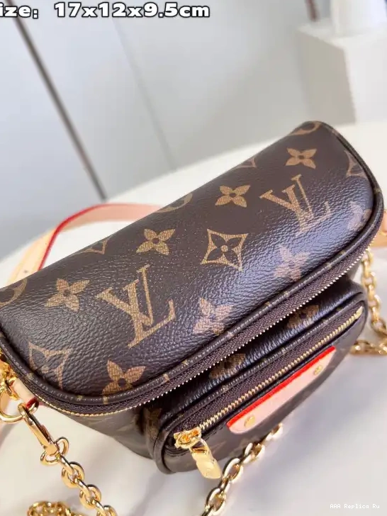 AAA Replica Ru BUMBAG-17-12-9.5CM LOUIS VUITTON MINI 0525